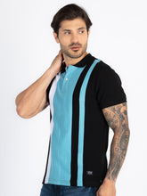 Mens Colourblock Polo T-Shirt